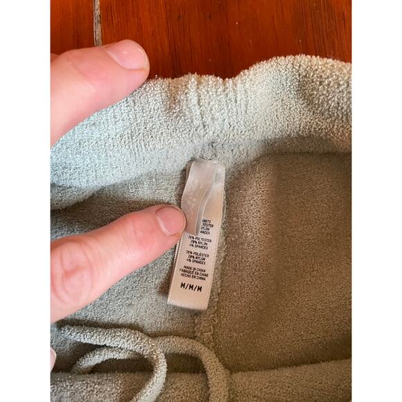 SKIMS Terry Lounge Set mint Bralette and Shorts Set Size M - Picture 4 of 7